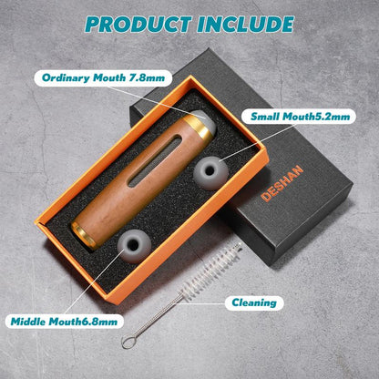 Detachable Wood Car Ashtray: No More Car Mess