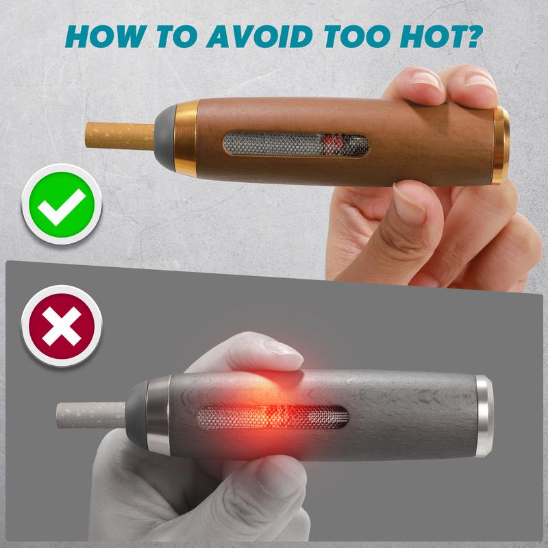 Detachable Wood Car Ashtray: No More Car Mess