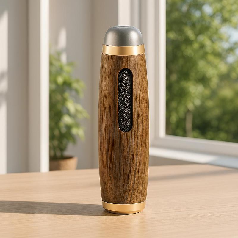 Detachable Wood Car Ashtray: No More Car Mess