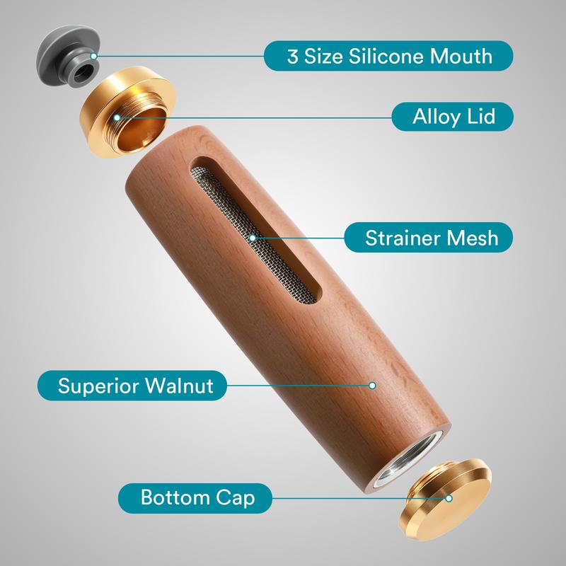 Detachable Wood Car Ashtray: No More Car Mess