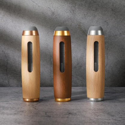 Detachable Wood Car Ashtray: No More Car Mess