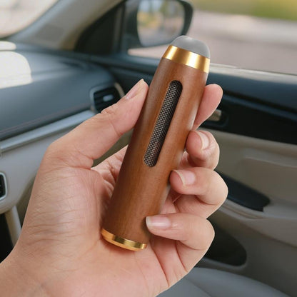 Detachable Wood Car Ashtray: No More Car Mess