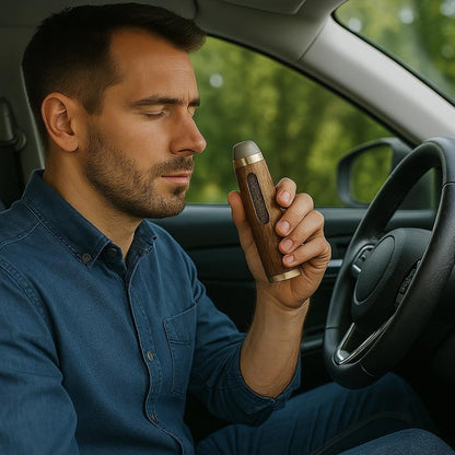 Detachable Wood Car Ashtray: No More Car Mess