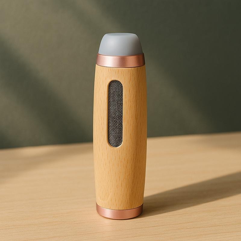 Detachable Wood Car Ashtray: No More Car Mess